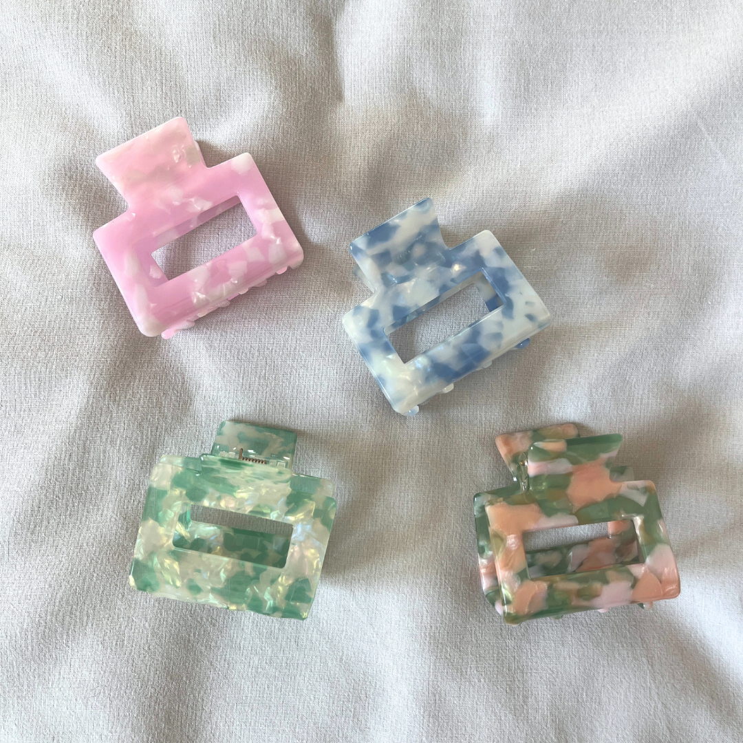 Haarklammer S | pink cloud