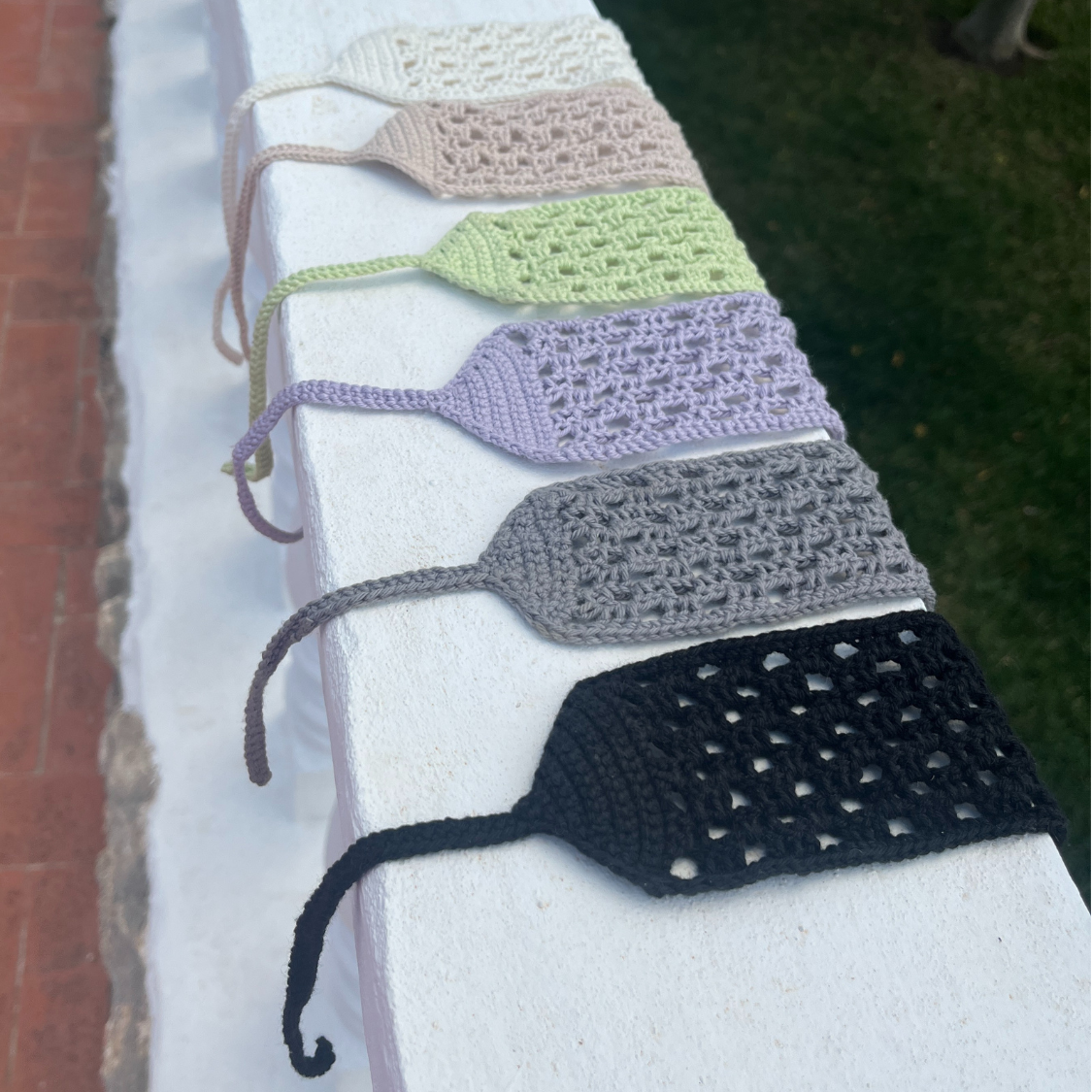 Crochet Hairband | black