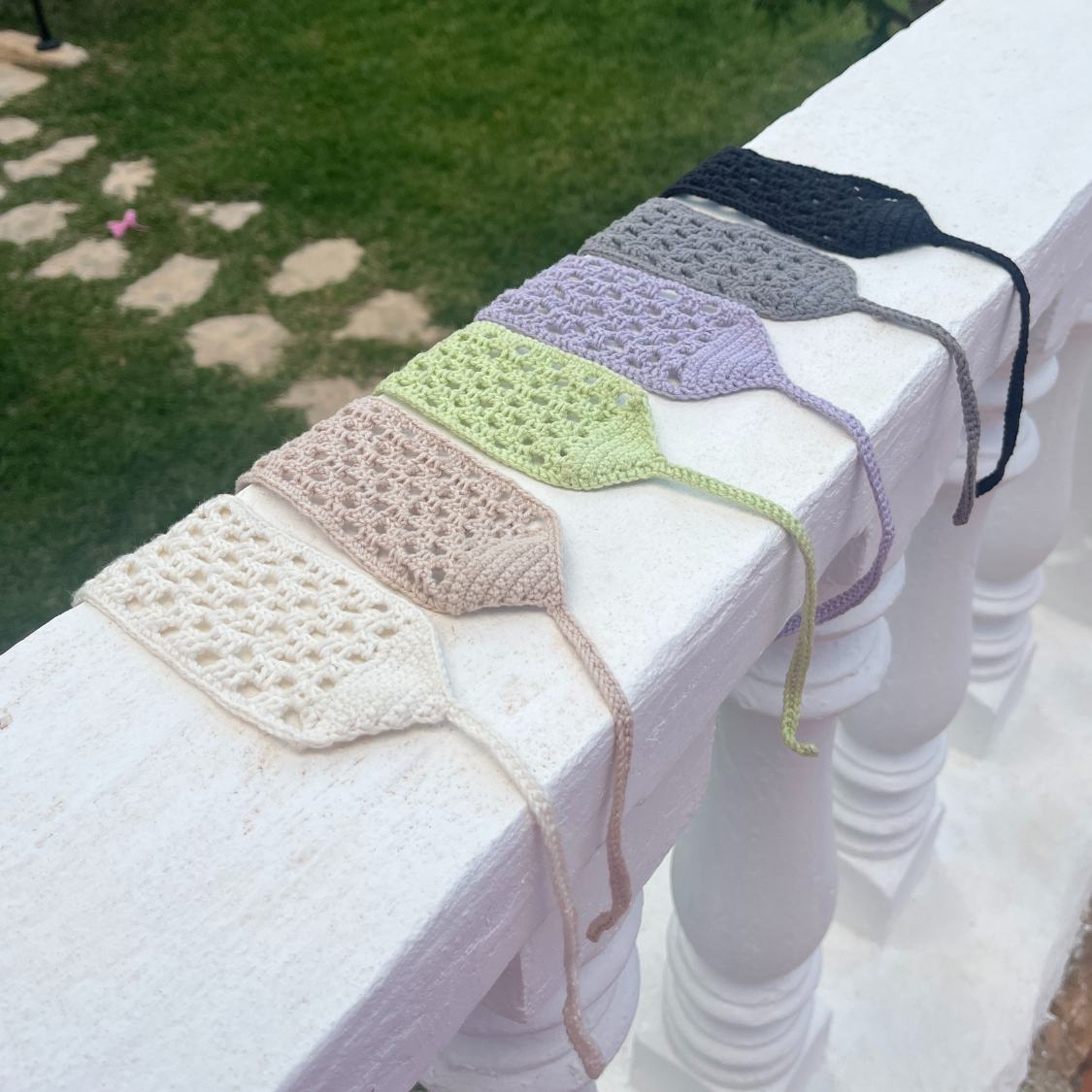 Crochet Hairband | white