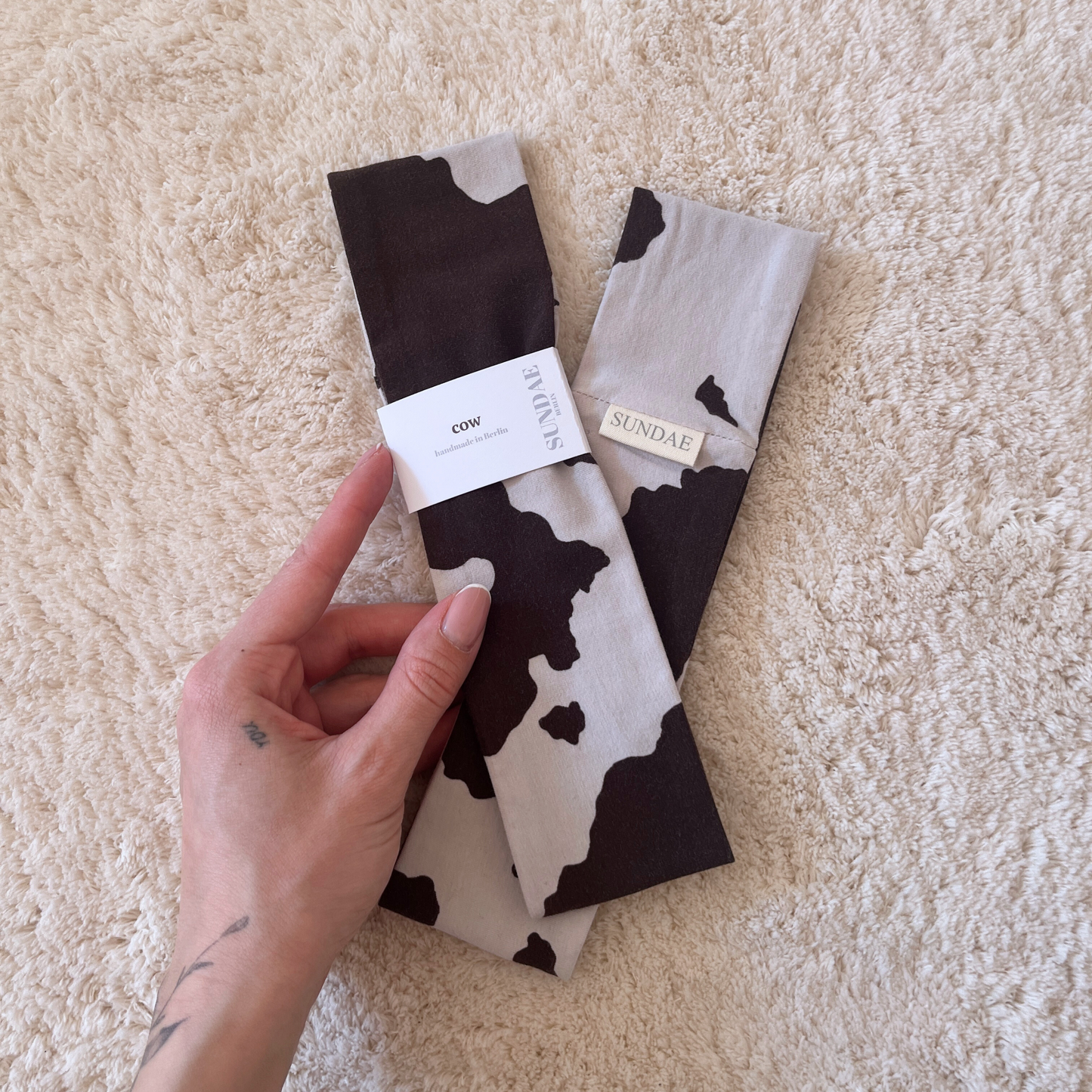 Basic Hairband | cow