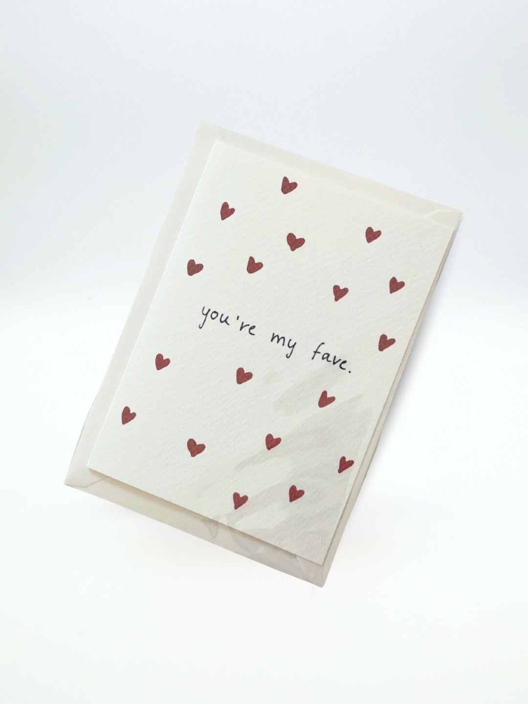 Postkarte | you're my fave.