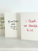 Postcard | i think we should kiss