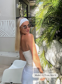 Double Layer Tube Top | vanilla