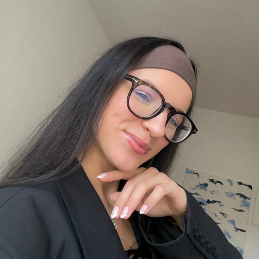 Basic Haarband | brown XL