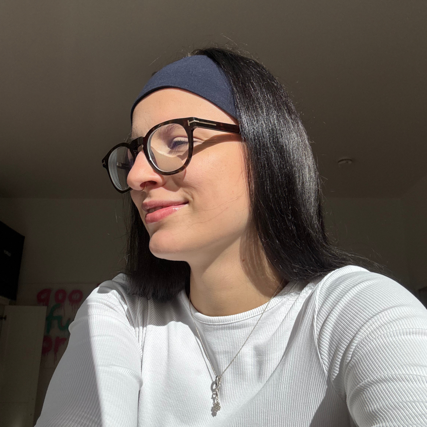 Basic Haarband | navy XL