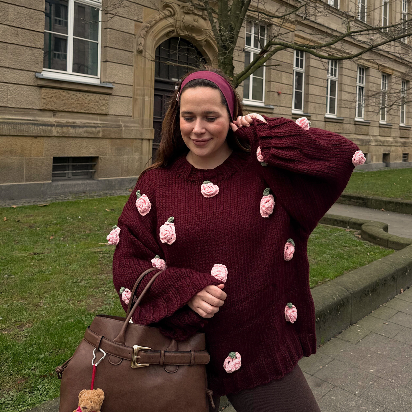 Basic Haarband | burgundy