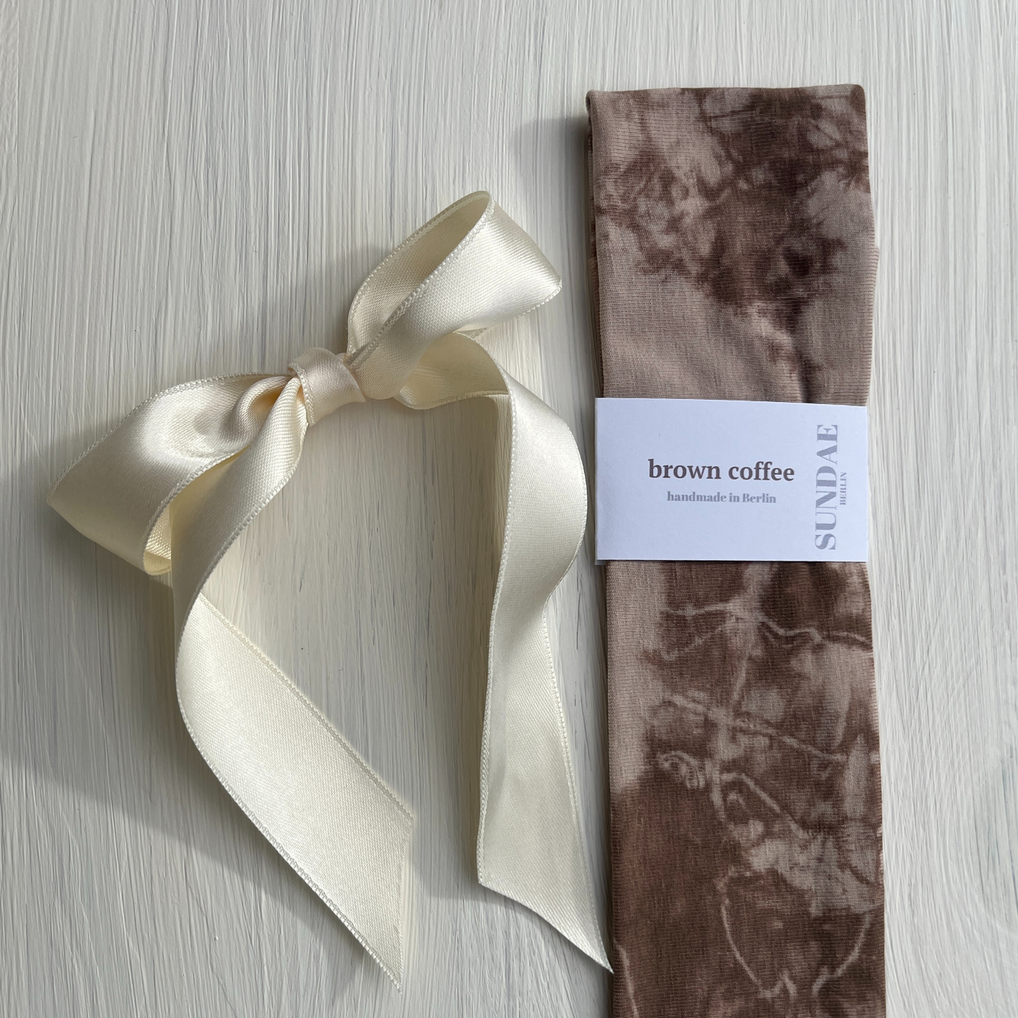 Batik Haarband | brown coffee