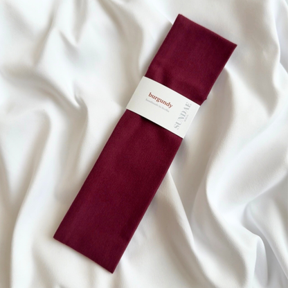 Basic Haarband | burgundy