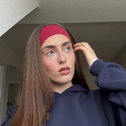 Basic Haarband | burgundy