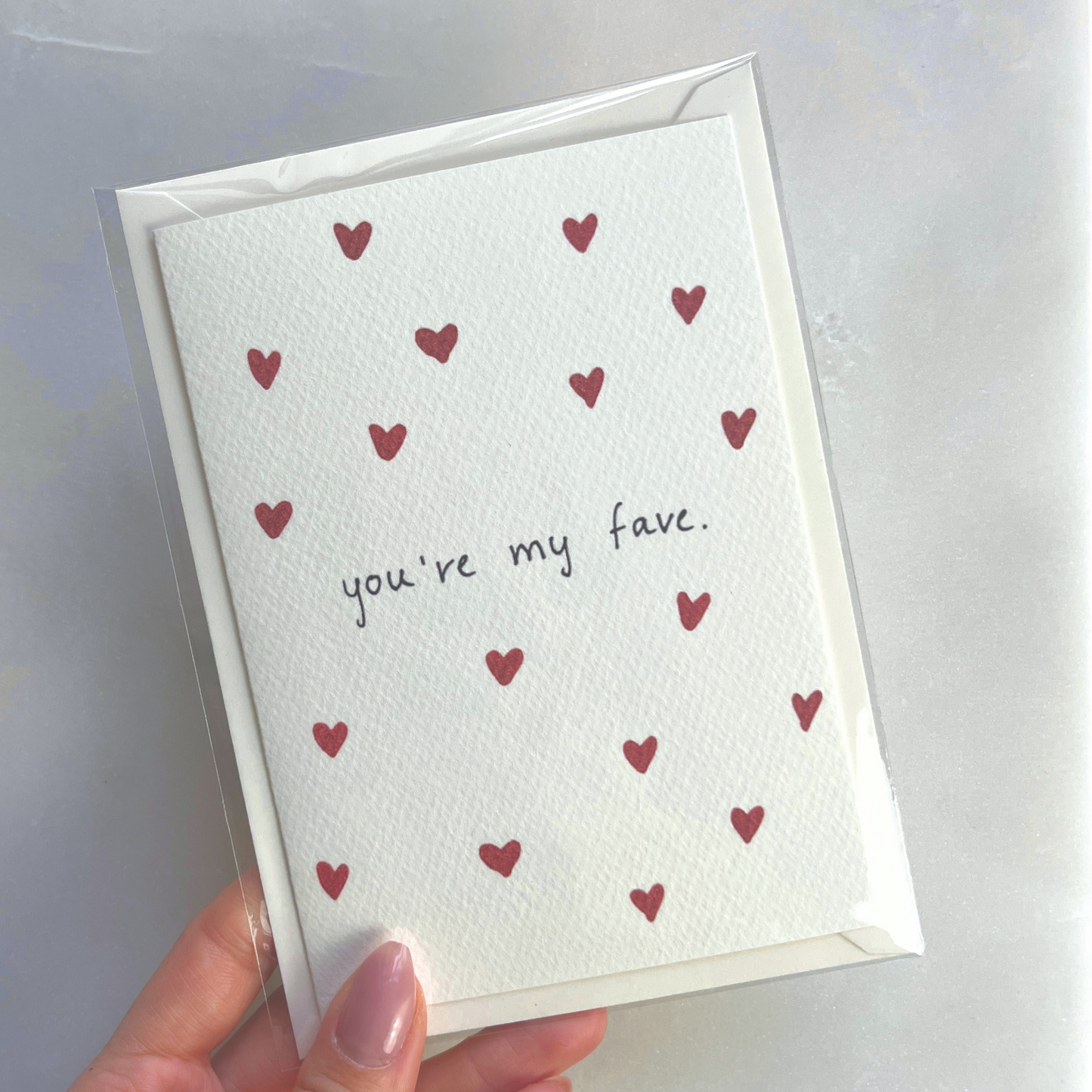 Postcard | you're my fave.