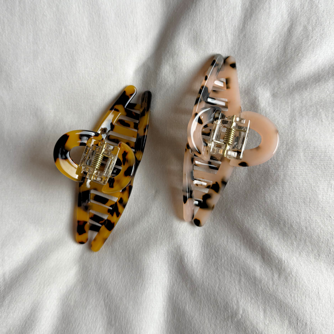 Haarklammer M | leopard