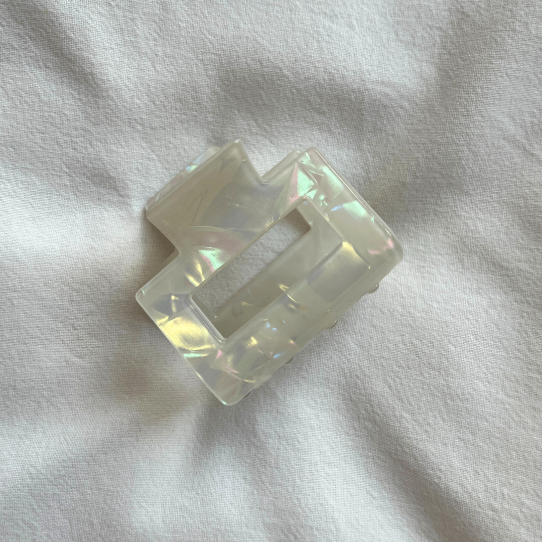 Haarklammer S | pearl