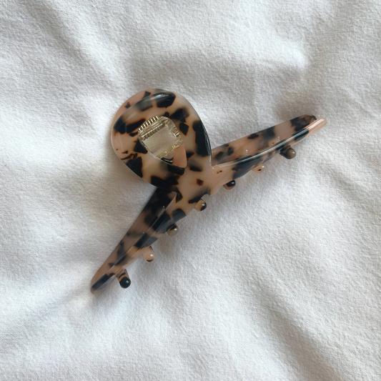 Haarklammer M | leopard